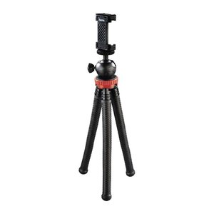 hama FlexPro Kamera-Stativ schwarz, rot max. Arbeitshöhe 27,0 cm
