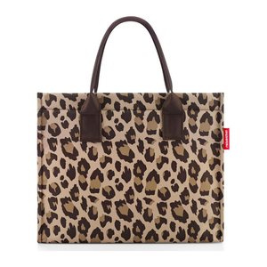 reisenthel® Einkaufstasche daily shopper leo macchiato Kunststoff braun DN 6048