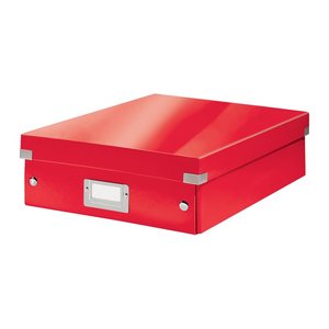 LEITZ Click & Store Aufbewahrungsbox 900 Blatt rot 28,0 x 37,0 x 10,0 cm, 1 St.