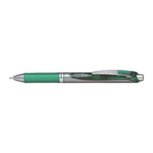 Pentel EnerGel BL80-DX Gelschreiber grün/silber 0,5 mm, Schreibfarbe: grün, 1 St.