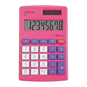 MAUL M 8 Taschenrechner pink