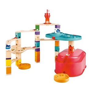 Hape 10209606 Kugelbahn mit Vorratsbehälter Quadrilla Bausatz