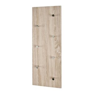 HAKU Möbel Wandgarderobe 42090 braun Holz 7 Haken 80,0 x 30,0 cm, 1 St.