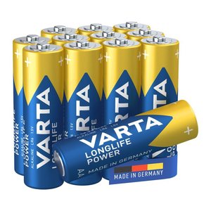 VARTA Batterien LONGLIFE Power Cube Alkali-Mangan Mignon AA 1,5 V, 12 St.