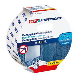 tesa Montageband POWERBOND 55734 doppelseitiges Klebeband 38,0 mm x 5,0 m, 1 Rolle