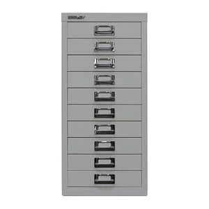 BISLEY MultiDrawer™ L2910 Schubladenschrank lichtgrau 10 Schubladen 27,8 x 38,0 x 59,0 cm, 1 St.