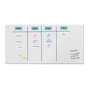 SIGEL Glas-Magnettafel Artverum 200,0 x 100,0 cm super-weiß matt