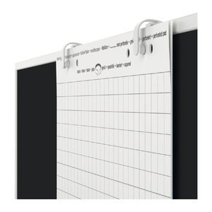 magnetoplan Flipchart-Halter weiß für Universalboard, Moderationstafeln, Whiteboards, Raumteiler, Kommunikationswände, Präsentationswände