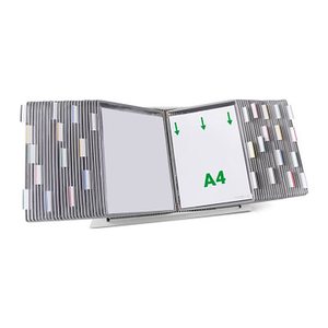 tarifold Sichttafelsystem 434500 DIN A4 grau mit 50 St. Sichttafeln, 1 St.