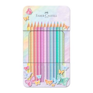 FABER-CASTELL Sparkle Pastell Buntstifte farbsortiert, 1 St.