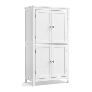 VASAGLE Badschrank weiß 60,0 x 30,0 x 110,0 cm