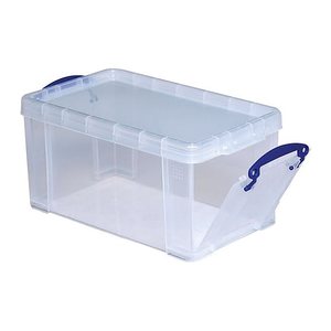 Really Useful Box Aufbewahrungsbox 8,0 l transparent 34,0 x 20,0 x 17,5 cm, 1 St.