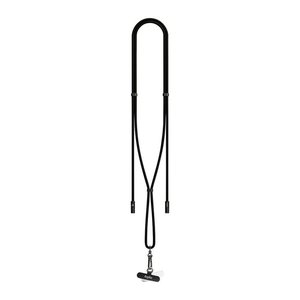Aqiila® LANYARD Handykette Ladekabel schwarz, Kabellänge: 0,3 - 1,5 m, 30 Watt