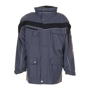 PLANAM® unisex Winterjacke PLALINE schiefer, schwarz Größe M