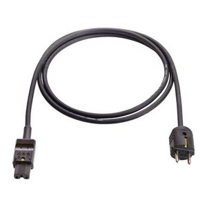 as-Schwabe Schutzkontakt/Geräte C13 Netzkabel Warmgeräte 2,0 m schwarz, 1 St.