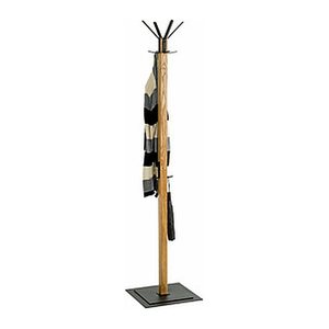 HAKU Möbel Kleiderständer 54326 eiche Holz 6 Haken 40,0 x 180,0 cm, 1 St.