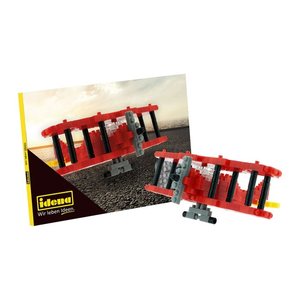 Idena 40141 Postkarte Doppeldecker Mini- Bausteine
