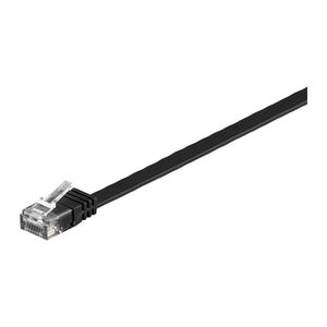 goobay RJ-45 Netzwerkkabel 3,0 m schwarz bis zu 1,00 Gbit/Sek. bis zu 250 MHz, 1 St.