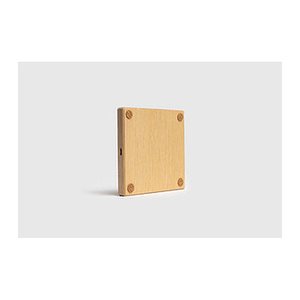 TREED Premium Holz Qi-Charger MagSafe Induktive Ladestation Esche, 15 Watt