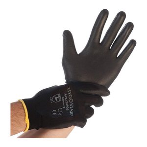 franz mensch unisex Arbeitshandschuhe Black Ace schwarz Größe XL, 12 Paar