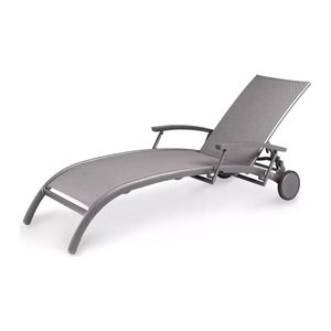 barths Sonnenliege Larino anthrazit Aluminium