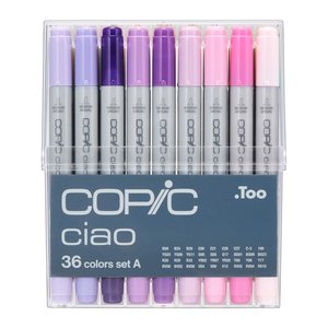 COPIC® Ciao A Layoutmarker-Set farbsortiert 1,0 + 6,0 mm, 36 St.