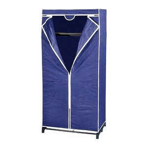 WENKO Stoffschrank Air, 4381640100 blau 75,0 x 50,0 x 160,0 cm, 1 St.
