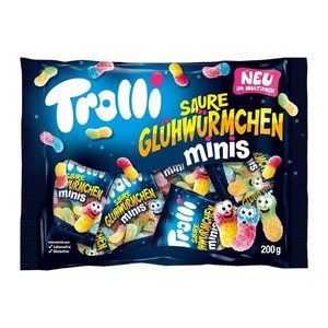 Trolli SAURE GLÜHWÜRMCHEN minis Fruchtgummi 10 St./ 200,0 g, 10 St.