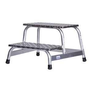 KRAUSE Montagetritt STABILO  silber 2 Stufen, H: 41,0 cm