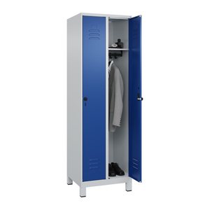 CP Spind Classic Plus enzianblau, lichtgrau 080010-20 S10003, 2 Schließfächer 60,0 x 50,0 x 195,0 cm