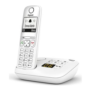 Gigaset A690A Schnurloses Telefon mit Anrufbeantworter weiß