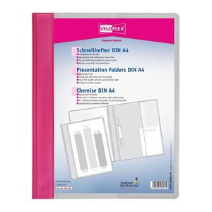 VELOFLEX Schnellhefter VELOFORM® Kunststoff pink DIN A4 überbreit, 1 St.