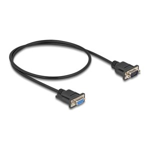 DELOCK Kabel Seriell D-Sub9 0,5m St/Bu mit schmalem St-Gehäu