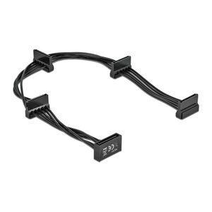 DELOCK Kabel Power SATA 15 Pin St > 4x SATA 15 Pin Bu 40cm