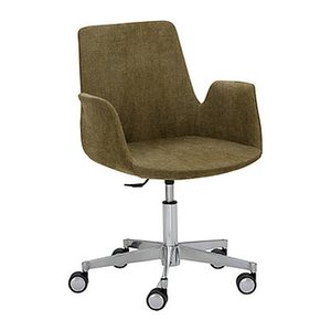 Mayer Besuchersessel myHELIOS moos Aluminium Stoff 65,0 x 65,0 x 82,0 - 93,0 cm, 1 St.