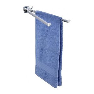 WENKO Handtuchhalter Basic silber, 1 St.