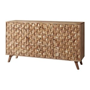 WOHNLING Sideboard, WL5.598 akazie 140,0 x 40,0 x 78,5 cm, 1 St.