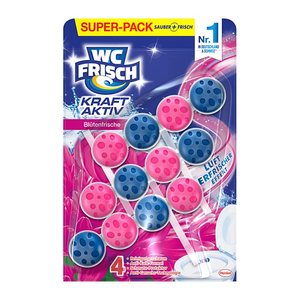 WC FRISCH KRAFT AKTIV WC-Duftspüler Blütenfrische, 3x 50,0 g