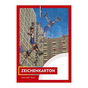 Zeichenkarton DIN A3 190 g/qm, 10 Blatt, 1 Block