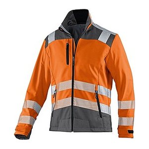 KÜBLER® unisex Warnjacke REFLECTIQ warnorange, anthrazit Größe 3XL