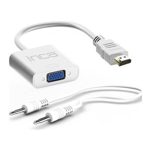 INCA Adapter HDMI->VGA +3.5mm AUX St/Bu FHD@ 60Hz 0.20m ws