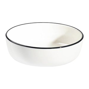 ID Fine Schalen Modest Black Stolt weiß Ø 17,0 cm, 6 St.