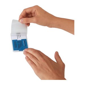 LMG Laminierfolien glänzend für Kleinformat 125 micron Langloch, 100 St.