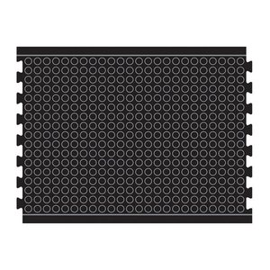 miltex Anti-Ermüdungsmatte Yoga Dome Basic Mittelstück schwarz 90,0 x 120,0 cm
