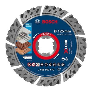 BOSCH Diamant-Trennscheibe EXPERT MultiMaterial X-LOCK, 1 St.