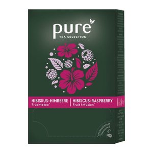 pure Hibiskus-Himbeere Früchtetee Tee 25 Portionen