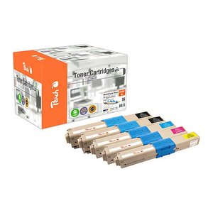Peach Toner OKI C332XL-series MultiPack Plus 2xbk,c,m,y remanufactured