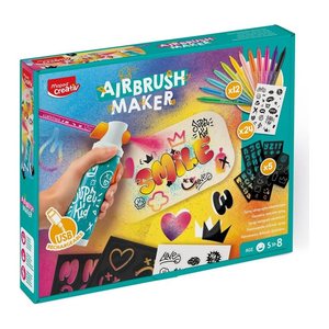 Maped® Creativ Airbrushset für Kinder AIRBRUSH MAKER farbsortiert