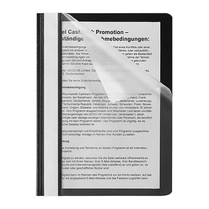 Schnellhefter Kunststoff schwarz DIN A5, 1 St.