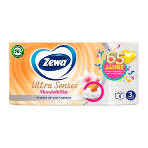 Zewa Toilettenpapier Ultra Senses 4-lagig, 8 Rollen